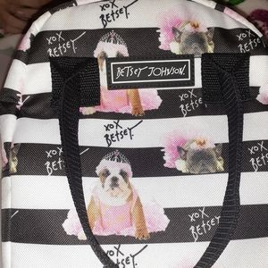Betsey Johnson insulated lunch bag/tote